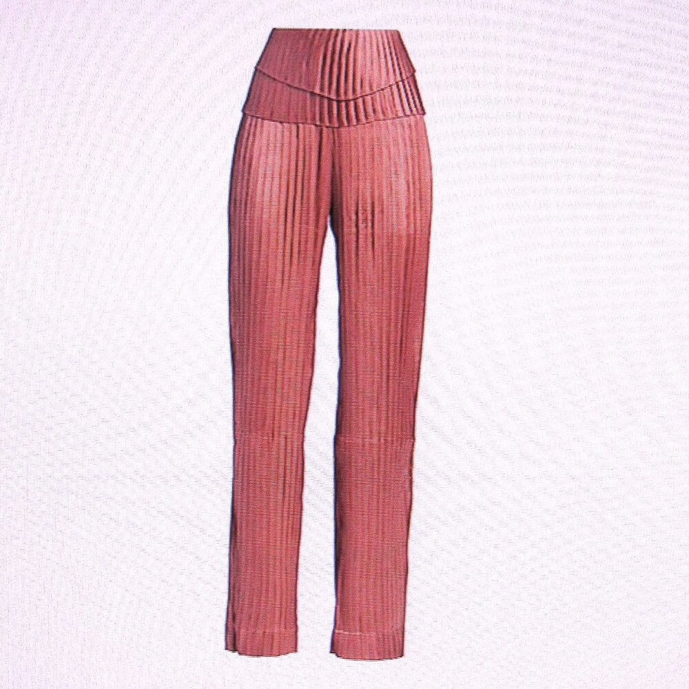 NEW   2 PAIR,  ANDRES IYAMAH, LINEA SILKY WIDE LEG PANTS, Sz S, ORG $ 650